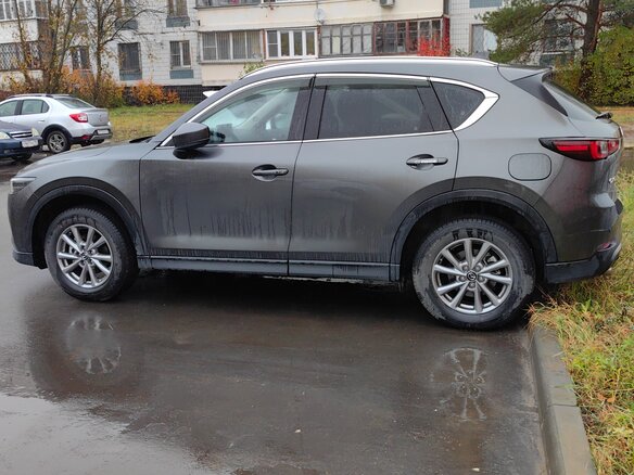 2022 Mazda CX-5 II Рестайлинг, серый, 3400000 рублей - вид 3