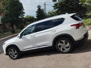 2021 Hyundai Santa Fe IV Рестайлинг, белый, 2950000 рублей, вид 4