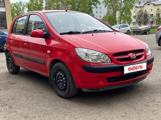 2007 Hyundai Getz I Рестайлинг, красный, 492000 рублей, вид 4