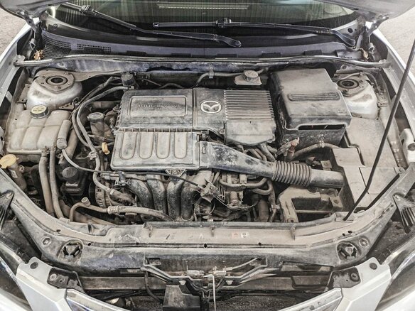 2008 Mazda 3 I (BK) Рестайлинг, серебристый - вид 8