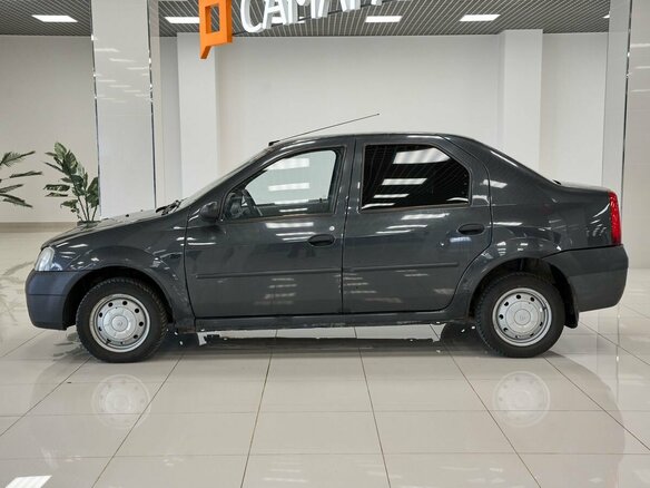 2008 Renault Logan I, серый, 212000 рублей - вид 5