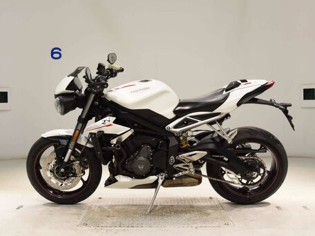 2019 Triumph Street Triple, белый, 675000 рублей, вид 1