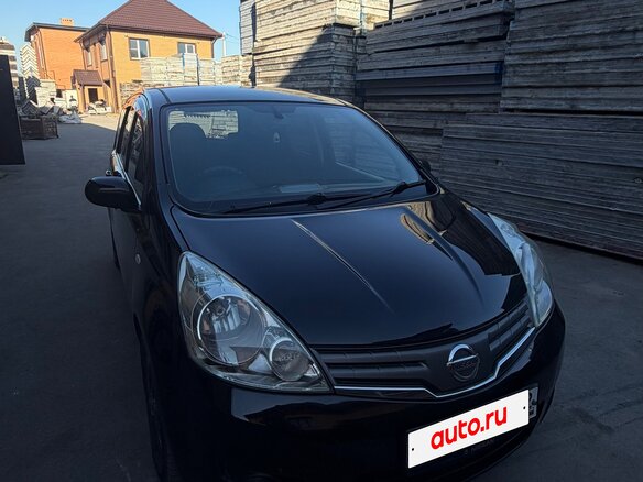 2009 Nissan Note I Рестайлинг, чёрный - вид 3