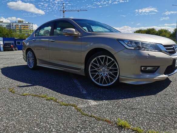 2013 Honda Accord IX, бежевый, 2450000 рублей - вид 1
