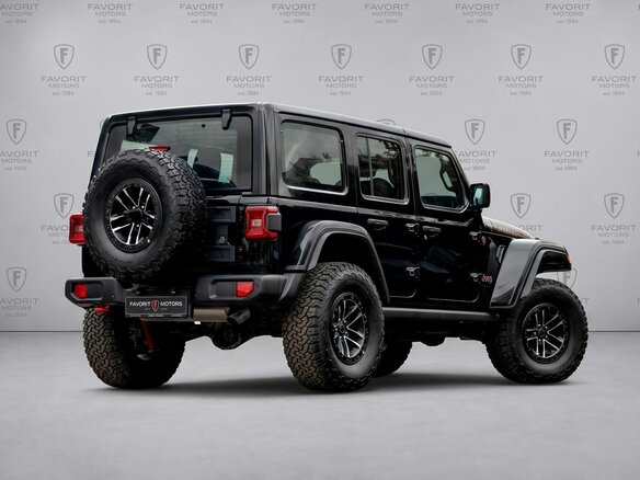 2025 Jeep Wrangler IV (JL) Рестайлинг, чёрный - вид 4