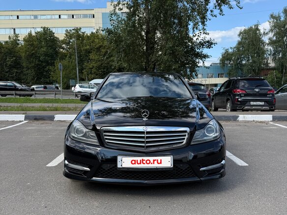 2012 Mercedes-Benz C-Класс 180 III (W204) Рестайлинг, чёрный - вид 1