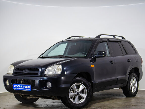2008 Hyundai Santa Fe Classic Classic, чёрный - вид 2