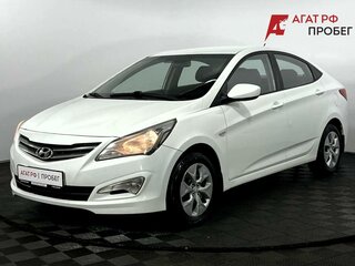 2016 Hyundai Solaris I Рестайлинг, белый, 730000 рублей, вид 2