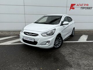 2014 Hyundai Solaris I, белый, 805000 рублей, вид 1