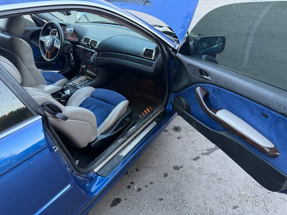 2000 BMW 3 серии 328i IV (E46), синий, 1000000 рублей - вид 9