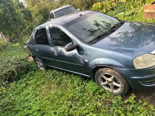 2011 Renault Logan I Рестайлинг, синий, 305000 рублей, вид 2