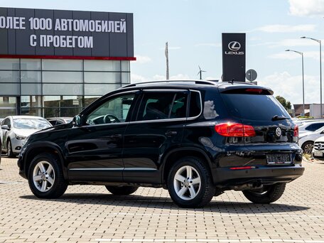 2012 Volkswagen Tiguan I Рестайлинг, чёрный, 1295000 рублей, вид 4