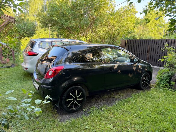 2008 Opel Corsa D, чёрный, 235000 рублей