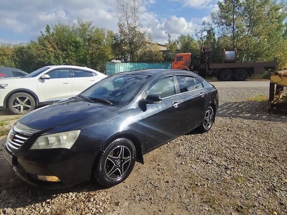 2013 Geely Emgrand EC7, чёрный, 320000 рублей