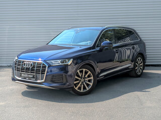 2022 Audi Q7 45 TDI II (4M) Рестайлинг, синий, 8595000 рублей, вид 1