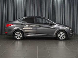 2015 Hyundai Solaris I Рестайлинг, серый, 1049000 рублей, вид 5