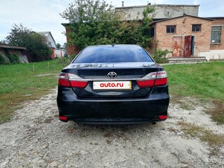 2018 Toyota Camry VII (XV50) Рестайлинг 2, чёрный, 1300000 рублей, вид 3