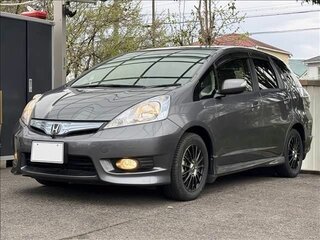 2014 Honda Fit Shuttle I Рестайлинг, серый, 690000 рублей, вид 4