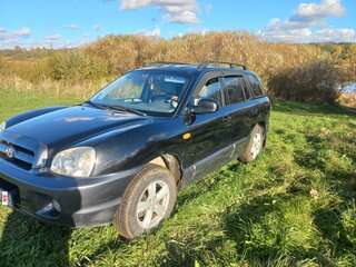 2005 Hyundai Santa Fe I, чёрный, 550000 рублей, вид 1