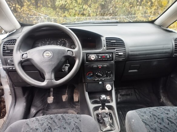 2003 Opel Zafira A, серый, 200000 рублей - вид 6