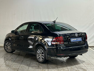 2019 Volkswagen Polo V Рестайлинг, чёрный, 1050000 рублей, вид 4