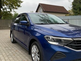 2020 Volkswagen Polo VI, синий, 1690000 рублей, вид 3