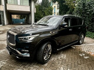 2021 Infiniti QX80 I Рестайлинг 3, чёрный, 6800000 рублей, вид 1