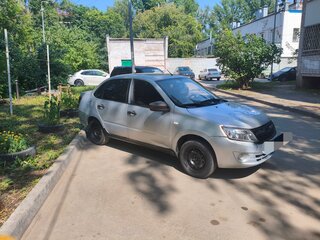 2017 Lada (ВАЗ) Granta I, серебристый, 220000 рублей, вид 4
