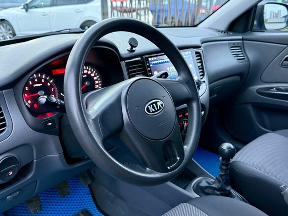 2011 Kia Rio II Рестайлинг, синий, 649000 рублей - вид 12