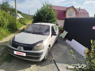 2002 Renault Symbol I Рестайлинг, серебристый, 200000 рублей, вид 2