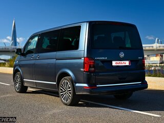 2020 Volkswagen Caravelle T6 Рестайлинг, синий, 4150000 рублей, вид 4