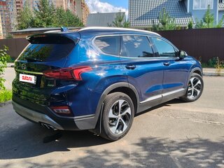 2018 Hyundai Santa Fe IV, синий, 2950000 рублей, вид 5