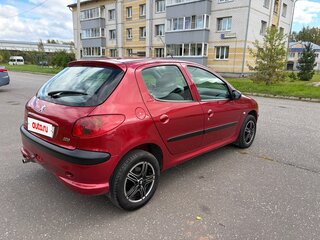 2004 Peugeot 206, красный, 268000 рублей, вид 5