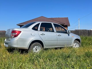 2014 Lada (ВАЗ) Granta I, серебристый, 345000 рублей, вид 3