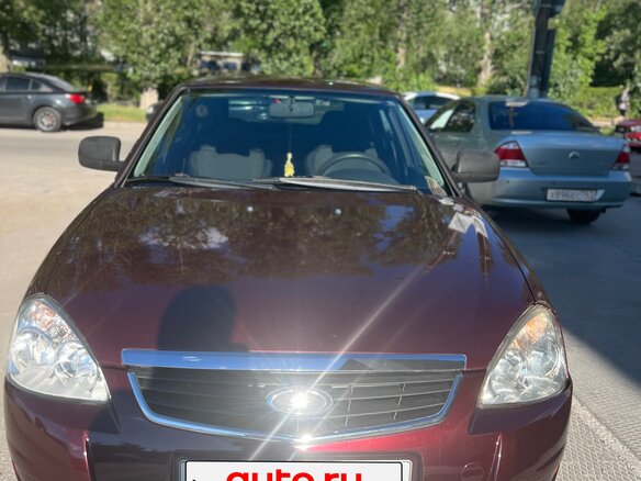 2008 Lada (ВАЗ) Priora I, красный, 310000 рублей - вид 1