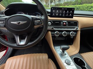 2021 Genesis G70 I Рестайлинг, красный, 3500000 рублей, вид 5