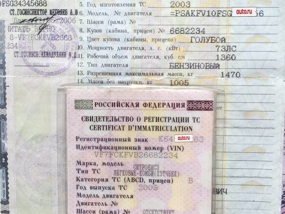 2003 Citroen C3 I, голубой, 100000 рублей - вид 13