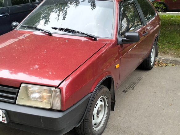 1986 Lada (ВАЗ) 2108 21086, красный, 240000 рублей - вид 4