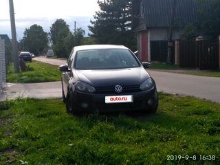 2012 Volkswagen Golf VI, чёрный, 350000 рублей, вид 2