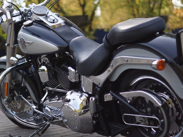 2012 Harley-Davidson Fat Boy, чёрный - вид 7