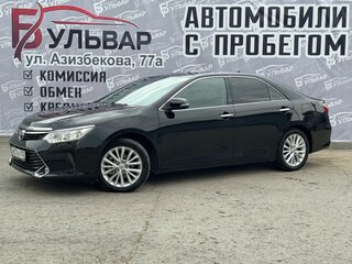 2015 Toyota Camry VII (XV50) Рестайлинг, чёрный, 2290000 рублей, вид 3