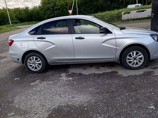 2016 Lada (ВАЗ) Vesta I, серебристый, 600000 рублей, вид 4