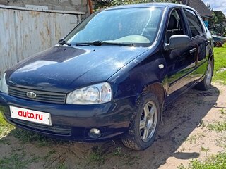 2008 Lada (ВАЗ) Kalina I, синий, 180000 рублей, вид 1