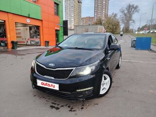 2017 Kia Rio III Рестайлинг, чёрный, 670000 рублей, вид 2
