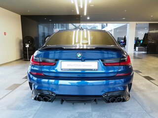 2020 BMW 3 серии 318d VII (G2x), синий, 3247000 рублей, вид 4