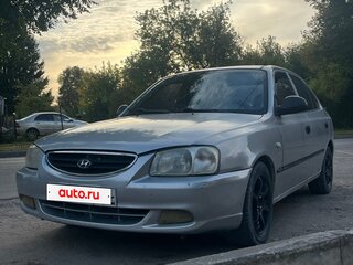 2003 Hyundai Accent II, серебристый, 270000 рублей, вид 1