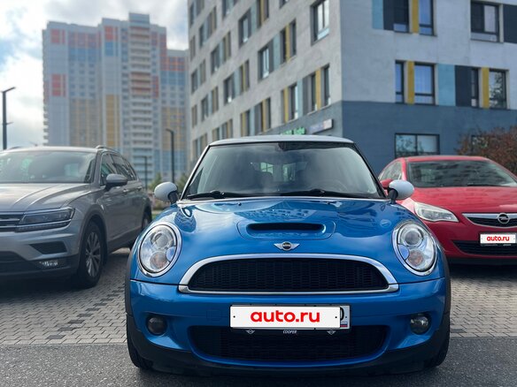 2008 Mini Hatch Cooper S II (R56), синий - вид 1