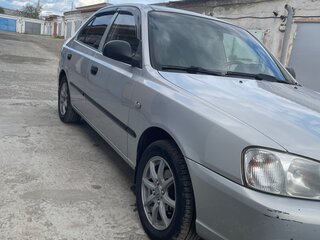 2011 Hyundai Accent ТагАЗ II, серебристый, 375000 рублей, вид 1