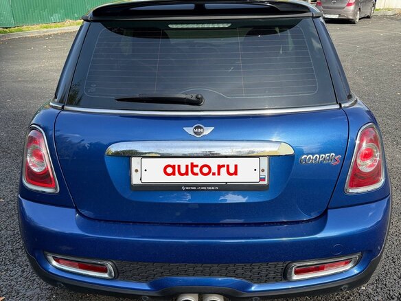 2013 Mini Hatch Cooper S II (R56) Рестайлинг, синий, 1200000 рублей - вид 4