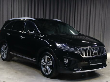 2018 Kia Sorento III Prime Рестайлинг, чёрный, 2349000 рублей, вид 3
